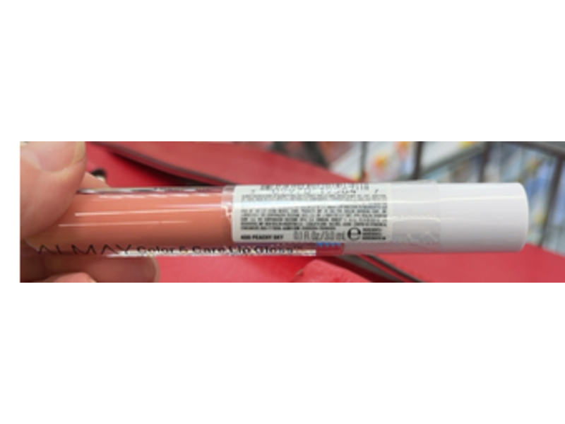 Almay Color & Care Lip Gloss, 400 Peachy Sky, 0.1 fl oz/3.0 mL