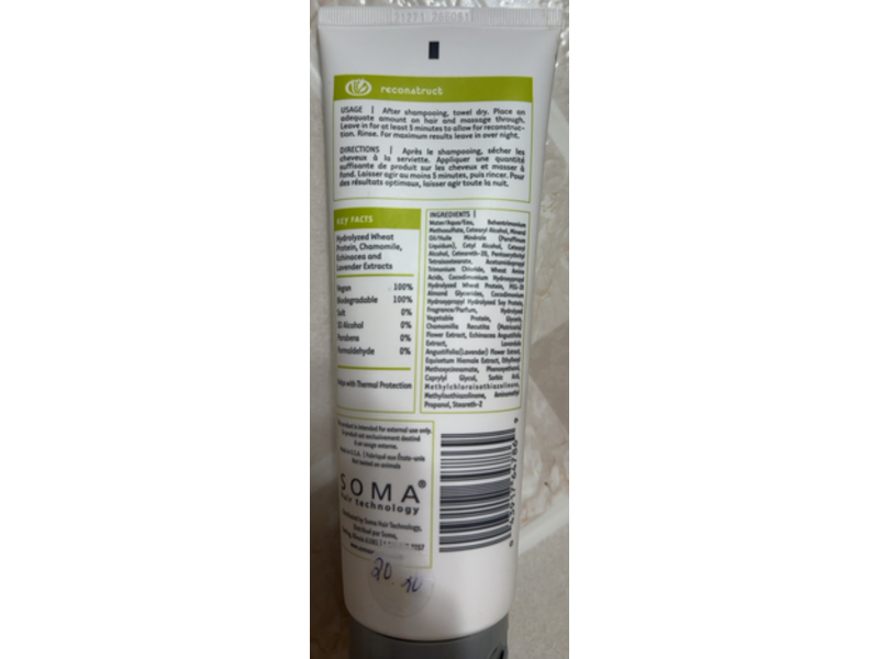 Soma Reconstruct Conditioner, 8.5 fl oz/251 mL