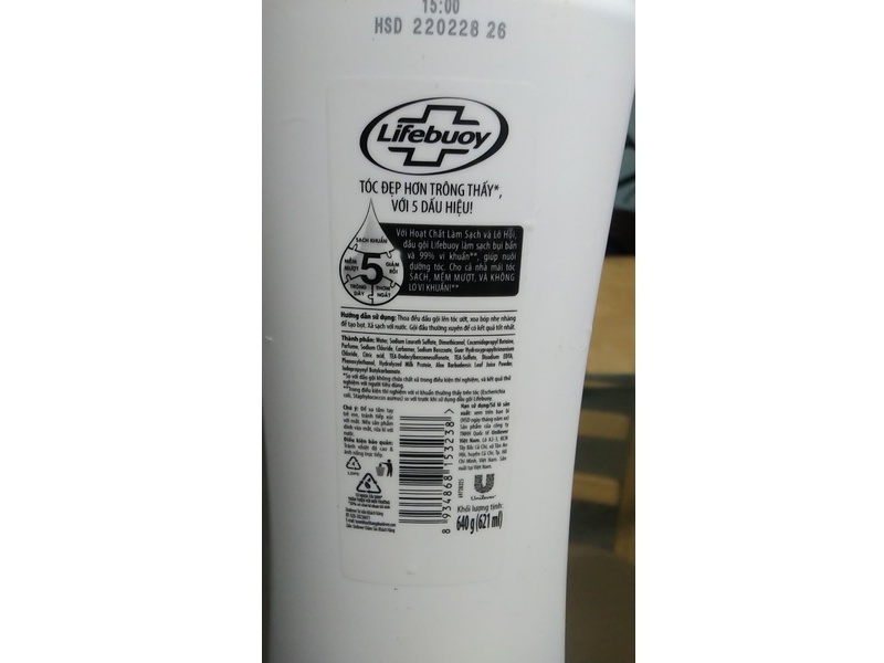 Lifebuoy Shampoo, 640 mL