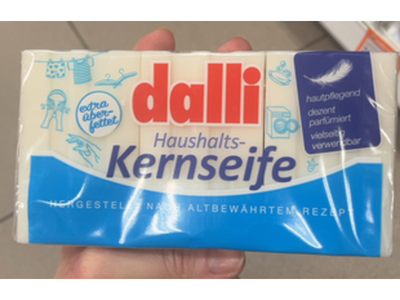 Dalli Haushalts-Kernseife Curd Soap, 100g, Pack Of 4