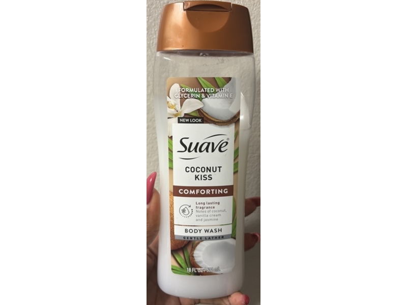 Suave Comforting Body Wash, Coconut Kiss, 18 fl oz/532 mL