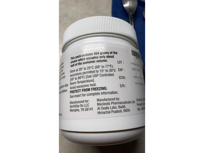 Triamcinolone Acetonide Cream 0.1%, 454 g, NorthStar (Rx)