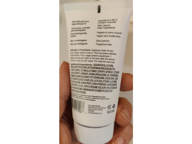 OMY Hydra-Barrier Cream, Rich, 1.7 fl oz/50 mL