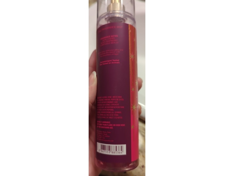 Bath & Body Works Fine Fragrance Mist, Black Cherry Merlot, 8 fl oz/236 mL