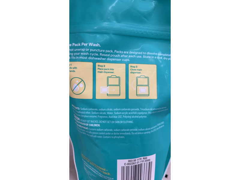 Up&Up Everyday Dishwasher Detergent Packs, Fresh, 18 Count