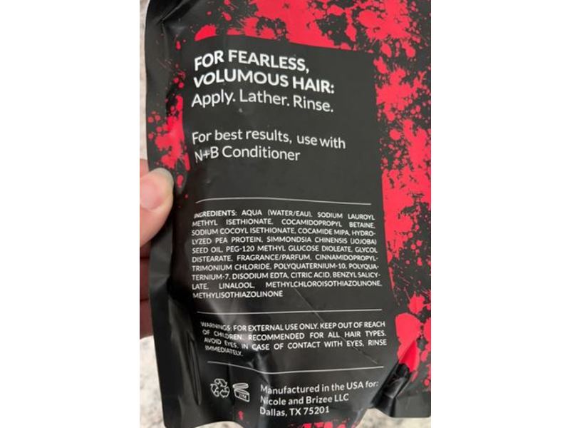 N+B Hair Shampoo, 33 oz