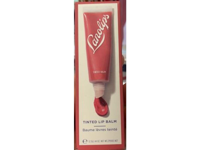 Lanolips Tinted Lip Balm, Rhubarb, 0.44 oz/12.5 g