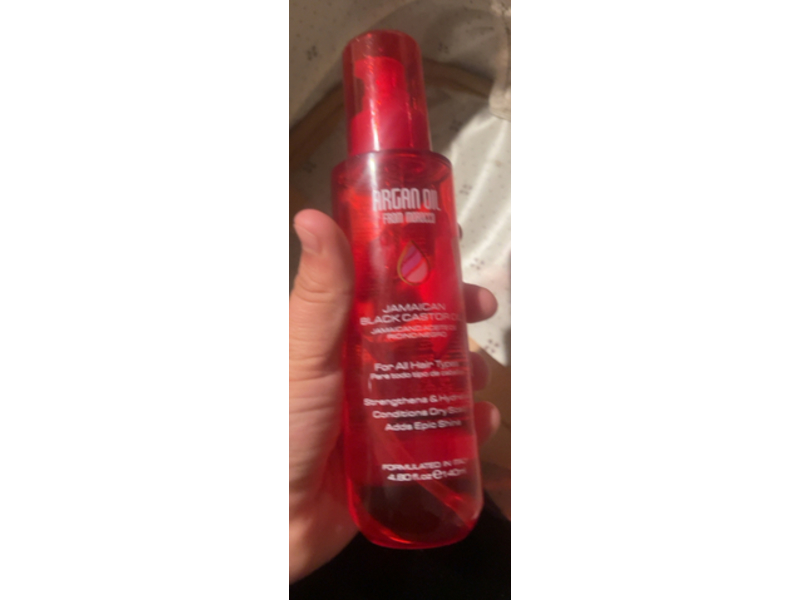 Jamaican Black Castor Oil Argan Oil, 4.80 fl oz/40 mL