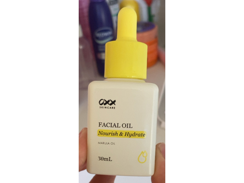 OXX Skincare Nourish & Hydrate Facial Oil, Marula Oil, 30 mL