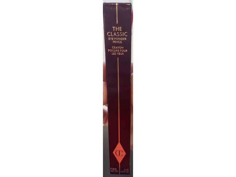 Charlotte Tilbury The Classic Eye Powder Pencil, Black, 0.003 oz/1.1 g