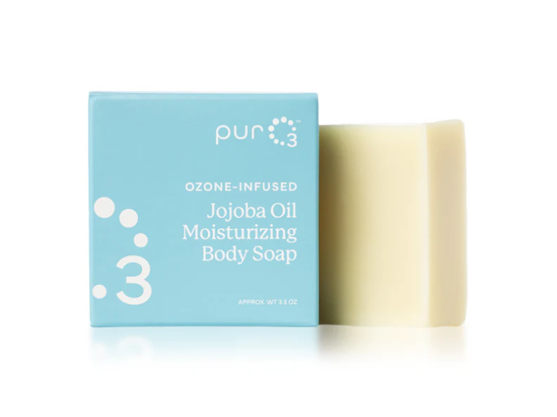 PurO3 Ozone-Infused Moisturizing Body Soap, Jojoba Oil, 3.5 oz, Pack Of 3