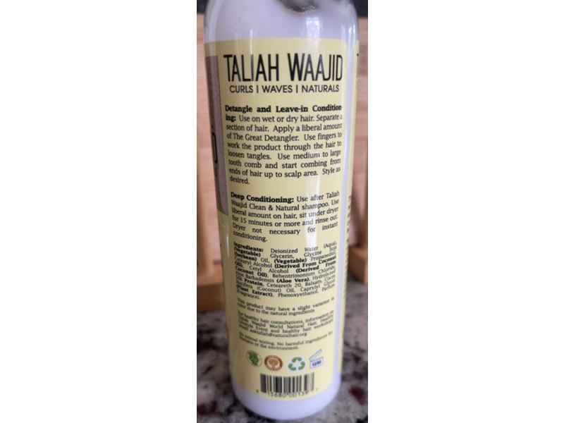 Taliah Waajid The Great Detangler Leave-In Conditioner, 8 fl oz/237 mL
