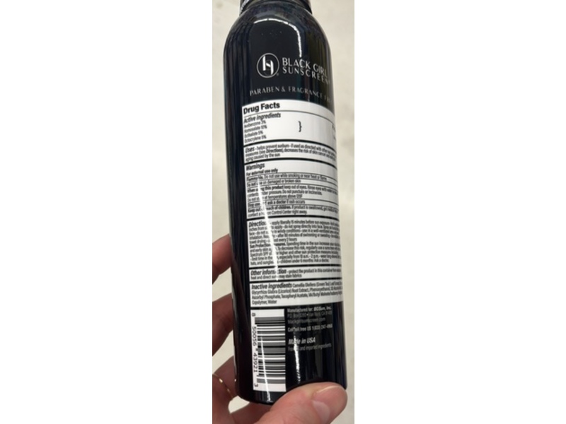 Black Girl Active Sport Sunscreen Spray, SPF 50, 6 oz/170 g