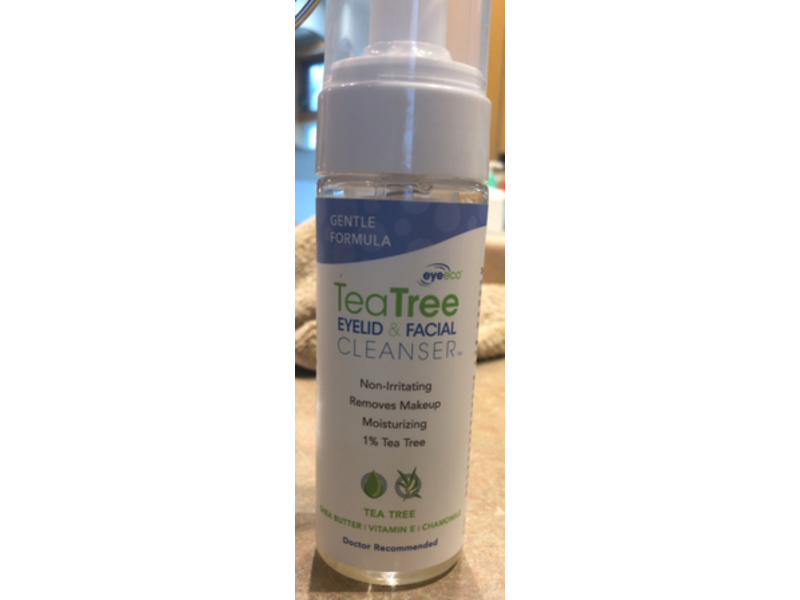 Eye Eco Eyelid & Facial Cleanser, Tea Tree, 6 oz/180 mL