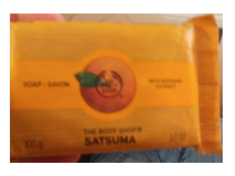 The Body Shop Cleansing Face & Body Bar, Satsuma, 3.5 oz/100 g