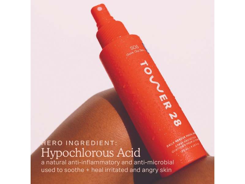 Tower 28 SOS Daily Rescue Facial Spray, 4 oz (120 mL)