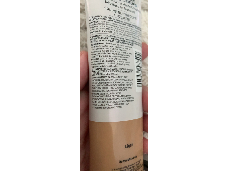 It Cosmetics Celebration Body Foundation Illumination, Medium, 3.4 fl oz