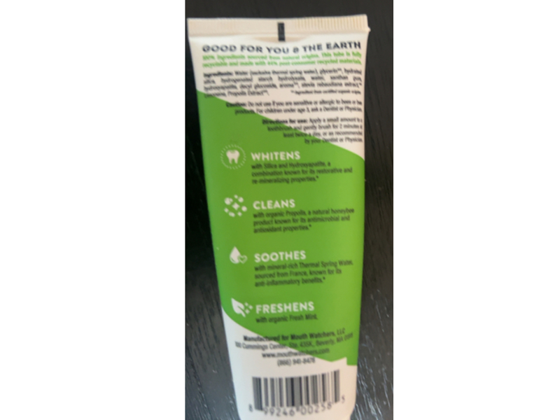 Doctor Plotka's Whitening Toothpaste, Fresh Mint + Propolis, 3.0 oz/75 mL