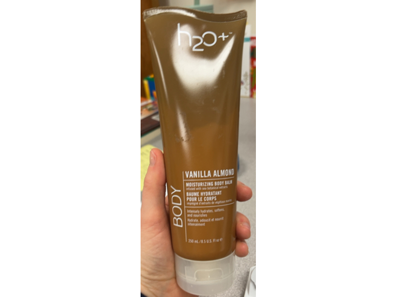 H2O+ Moisturizing Body Balm, Vanilla Almond, 8.5 fl oz/250 mL