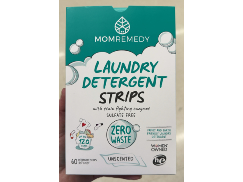 Momremedy Laundry Detergent Strips, 120 Loads, 60 Count