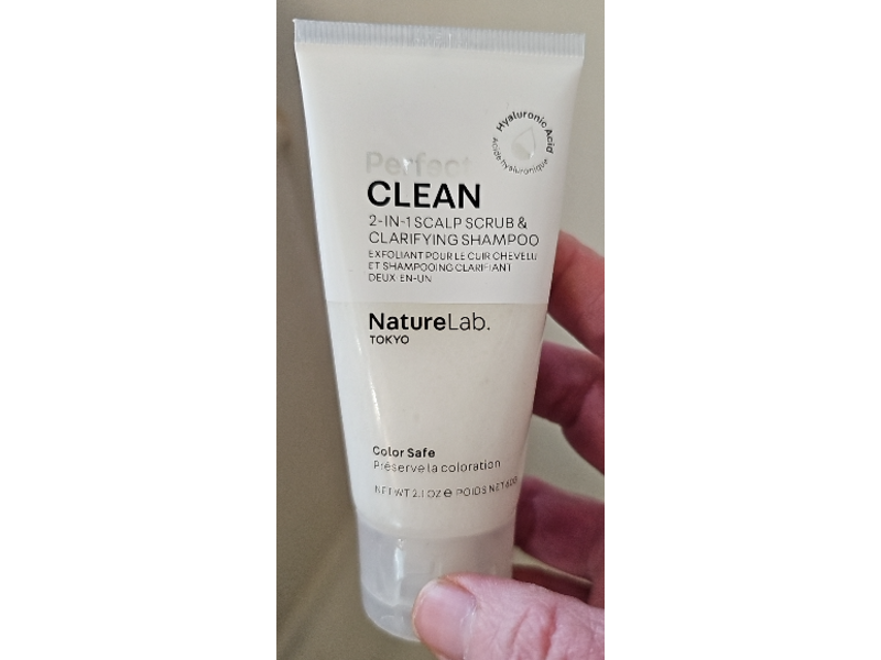 Nature Lab Perfect Clean 2-In-1 Scalp Scrub & Clarifying Shampoo, 2.1 oz/60 g