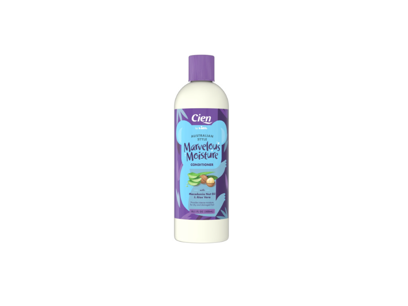 Cien Australian Style Marvelous Moisture Conditioner, Macadamia Nut Oil & Aloe Vera, 10.1 fl oz/300 mL