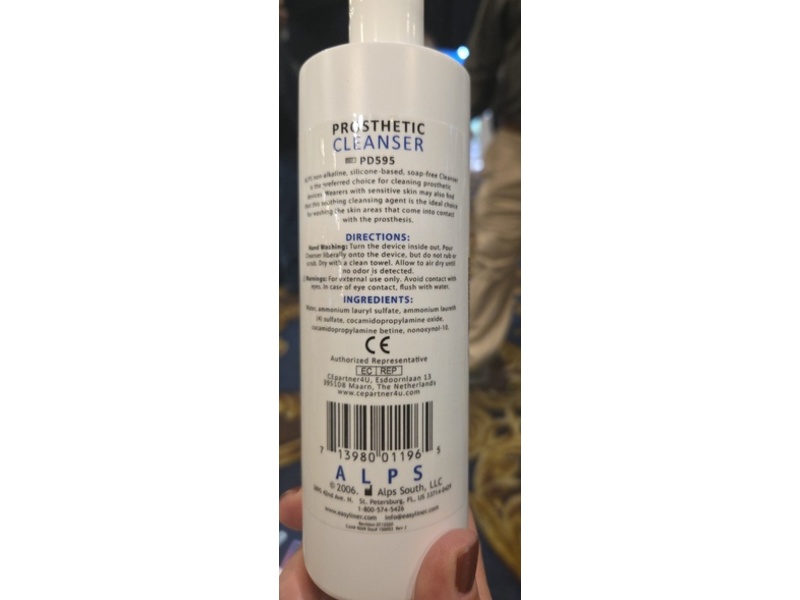 ALPS South Prostehtic Cleanser, 16 fl oz/473 mL