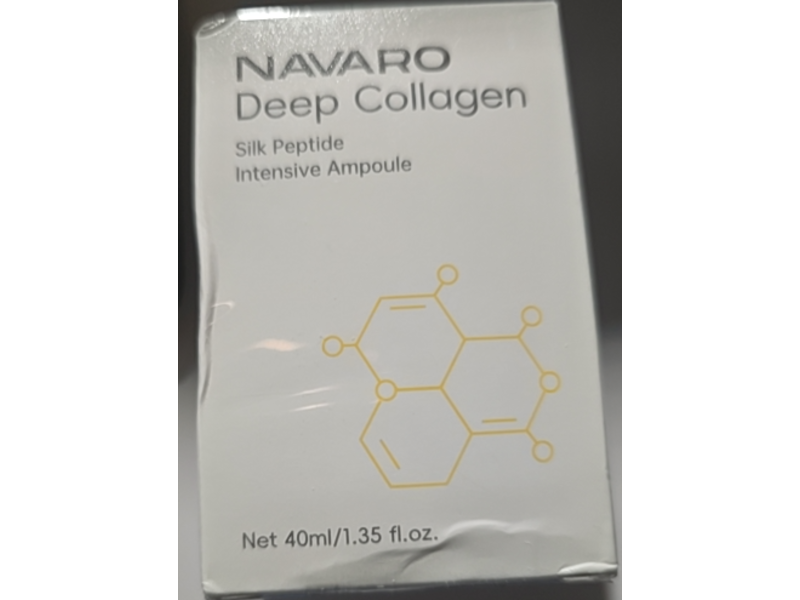 Navaro Deep Collagen Silk Peptide Intensive Ampoule, 1.35 fl oz/40 mL