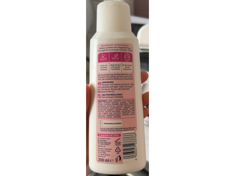 Balea Gentle Cleansing Milk, 200 mL