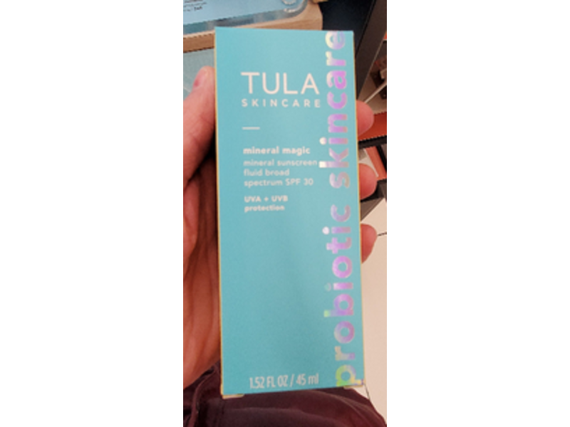 Tula Skin Care Mineral Sunscreen Fluid, Mineral Magic, SPF 30, 1.52 fl oz/45 mL