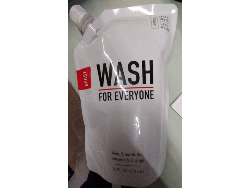 Beast Wash for Everyone, Aloe + Shea Butter + Ginseng & Orange, 16 fl oz/473 mL