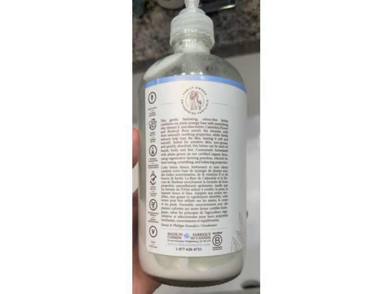 Oneka Nourishing Lotion, Unscented, 16 fl oz/475 mL