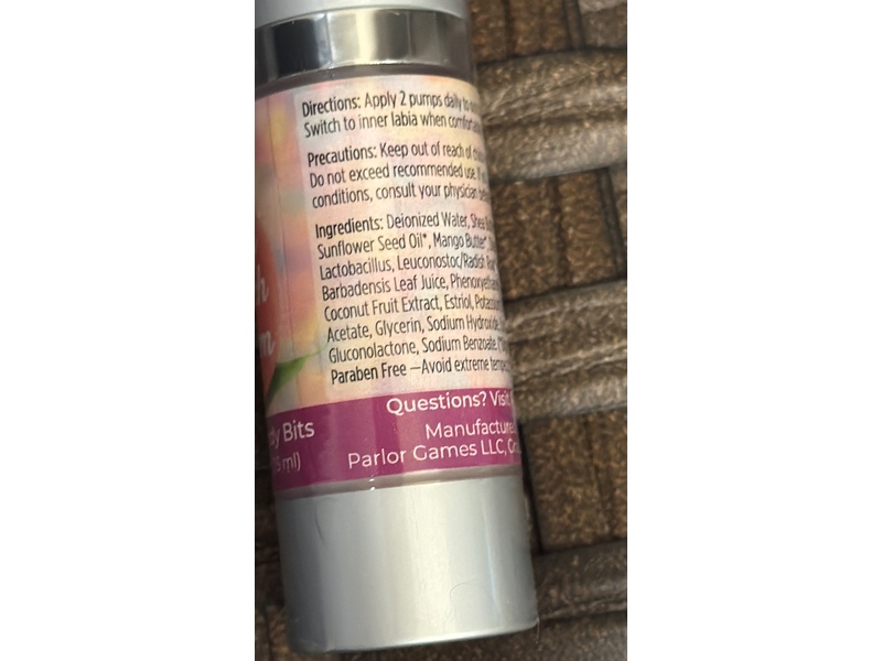 Parlor Games Silky Peach Cream, 0.5 oz/15 mL
