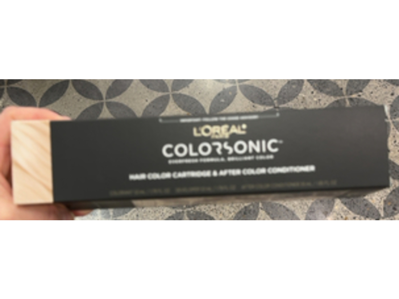 L'Oreal Paris Colorsonic Permanent Hair Color Cartridge, 9 Light Blonde Natural, 1.79 fl oz/53 mL