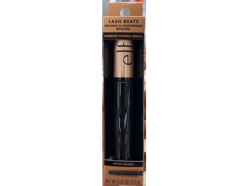 E.i.f. Cosmetics Lash Beats Defining & Lengtening Mascara, Pitch Black, 0.32 oz/9.2 g