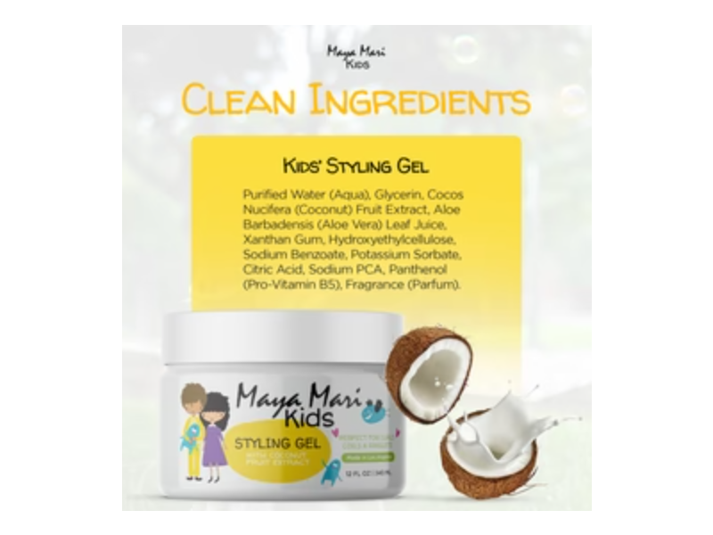 Maya Mari Kids 2 In 1 Shampoo & Conditioner & Styling Gel Duo