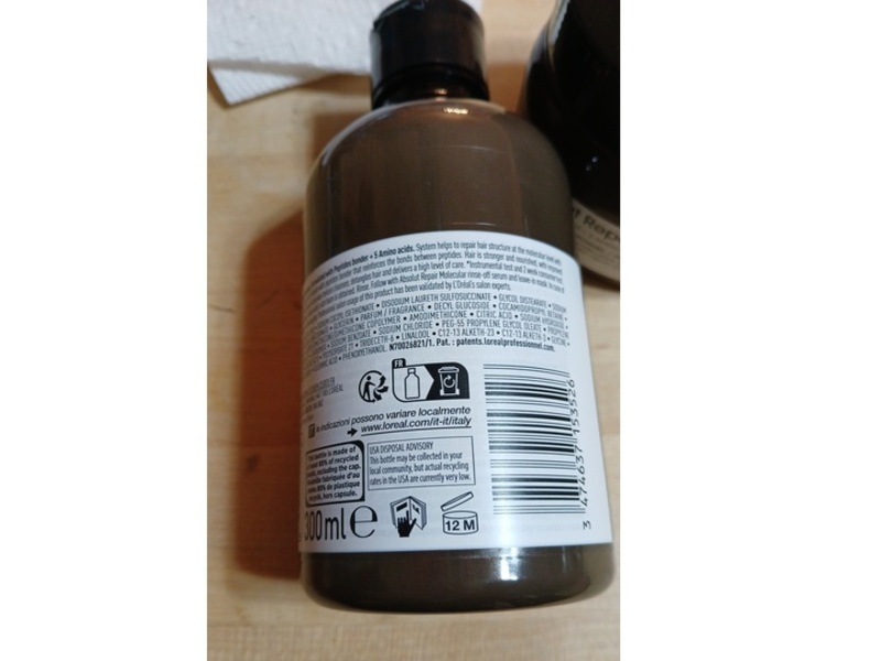 L'oreal Professionnel Paris Absolut Repair Molecular Shampoo, 10.1 fl oz/300 mL