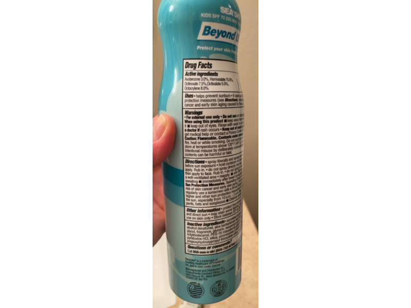 Sea & Ski Beyond Uv Kids Sunscreen, SPF 70, 10 oz/283 mL