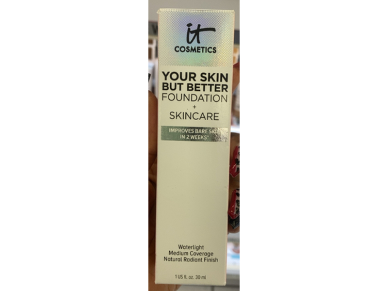 It Cosmetics Your Skin But Better Foundation + Skincare, Rich Cool 50, 1 fl oz/30 mL