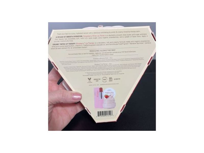 Farmhouse Fresh 2 Step Luscious Lip Kit, Strawberry Wine