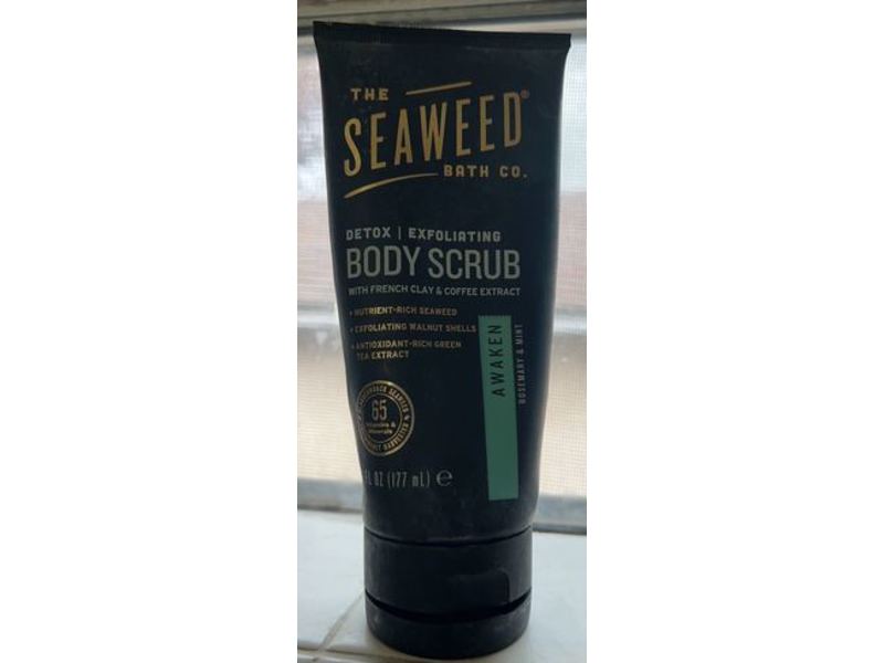 The Seaweed Bath Co. Exfoliating Detox Body Scrub, Awaken 6 fl oz/177 mL