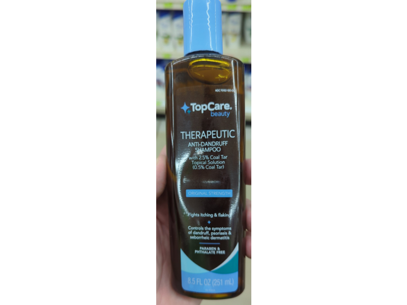 TopCare Beauty Therapeutic Anti-Dandruff Shampoo, Original Strength, 8.5 fl oz/251 mL