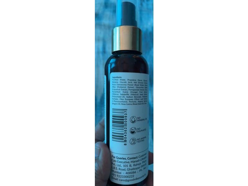 Good Vibes Pomegranate Glow Toner, 120 mL