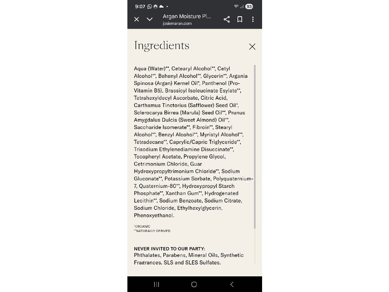 Josie Maran Argan Moisture Plump Conditioning Butter, Citrus Vanilla, 6 oz