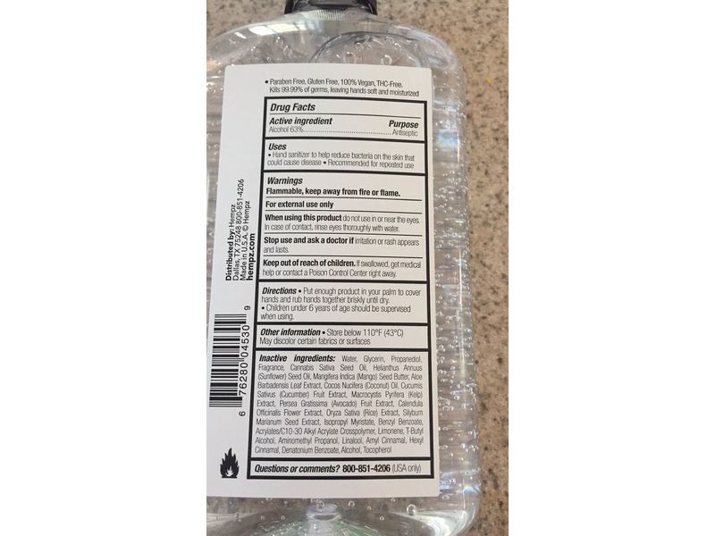 Hempz Limited Edition Triple Moisture Hand Wash, 17 fl oz/500 mL