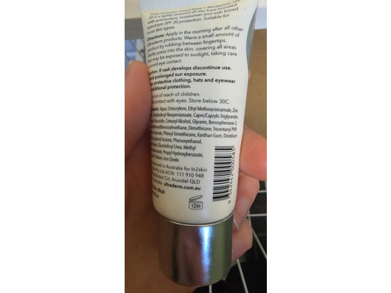 UltraDerm Daily Protector Tinted Base + Moisturiser, SPF 30, 1.01 fl oz/30 mL