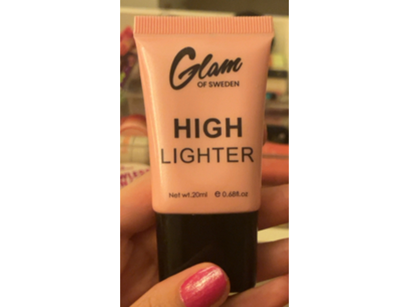 Glam Of Sweden Highlighter, Pink, 0.68 fl oz/20 mL