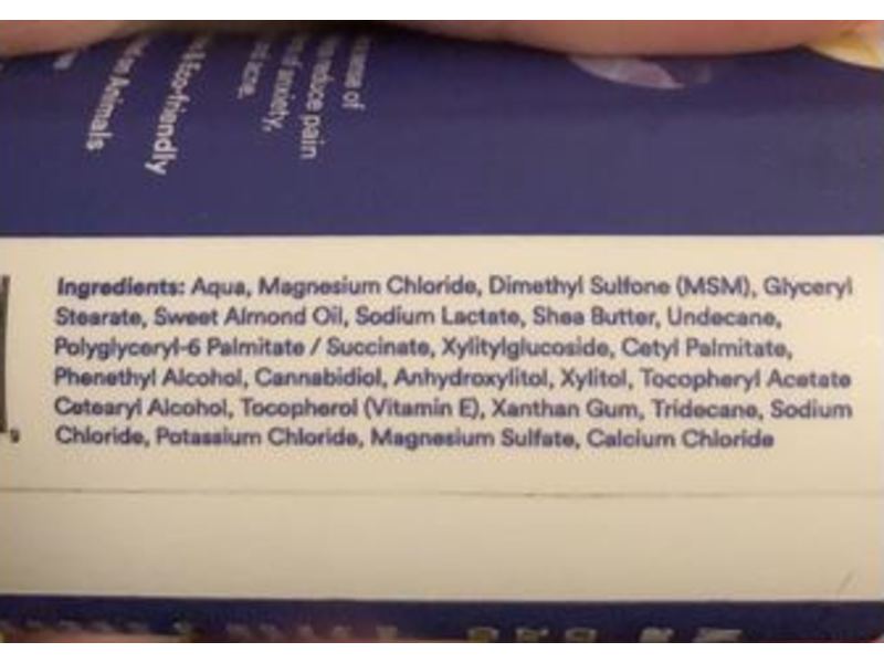 Asutra Chill Pain Away Magnesium CBD Immediate Relief Cream, 3.38 oz/100 mL