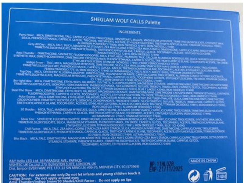 Sheglam Eye Shadow Palette, Wolf Calls