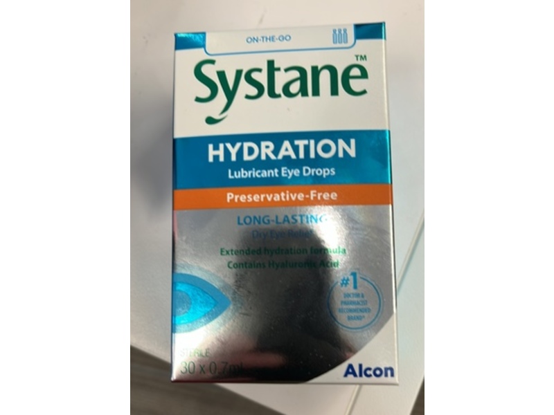 Systane Hydartion Lubricant Eye Drops, 0.7 mL, 30 Count